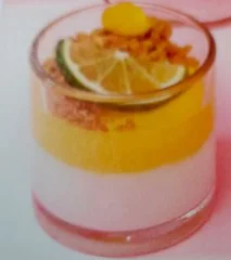 Receta de Mousse de coco, mango y maracuyá