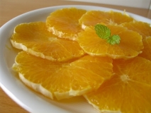 Receta de Naranjas con lima y miel