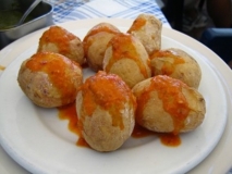 Papas arrugadas con mojo picón