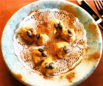 Pastelillos de nueces en microondas