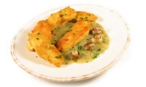 Pechugas de pollo en crema de champiñones