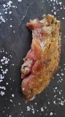 Pies de cerdo al horno