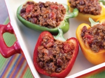 Receta de Pimientos rellenos con pavo