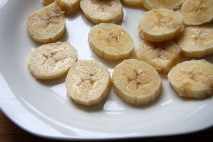 Receta de Plátano y coco