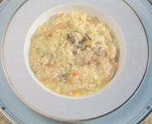 Risotto con hongos