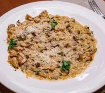 Receta de Risotto de alcachofas y champiñones