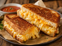 Sándwich de Mac and Cheese a la Parrilla