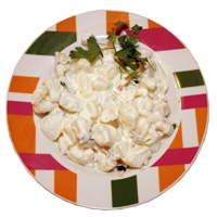 Receta de Sepia blanca con mayonesa