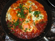 Shakshuka con huevos