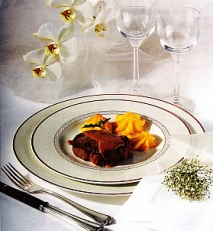 Solomillo con salsa de foie y oporto