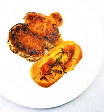 Solomillo de cerdo con alioli de miel y sobrasada