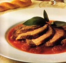 Solomillo de cerdo con compota de cebolla