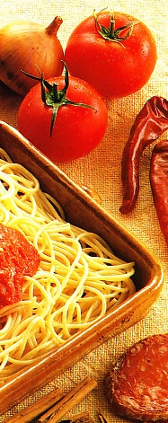 Espaguetis a la amatriciana