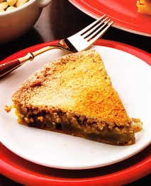 Tarta cremosa de almendras tostadas