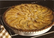 Receta de Tarta de manzana y galletas María
