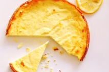 Tarta de queso al limón