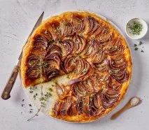 Receta de Tarta Tatin salada de cebolla