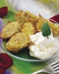 Tempura de frutas