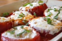 Tomates a la mozzarela
