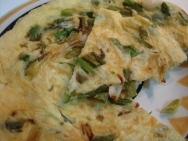 Tortilla de ajos tiernos