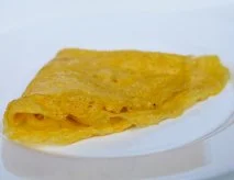 Tortilla francesa a la inversa