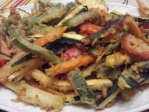 Receta de Verduras en tempura con crema de anchoas