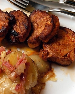 Solomillo de cerdo al pimentón dulce