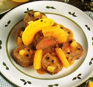 Solomillo de cerdo con piña