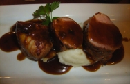 Solomillo de cerdo con salsa agridulce