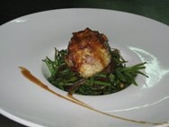 Solomillo de ternera con salsa de manzanas
