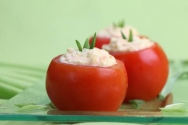 Sombreretes de hongos rellenos