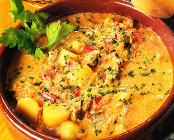 Sopa de almejas