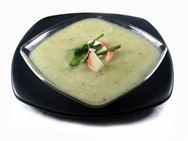 Sopa de apio con manzana