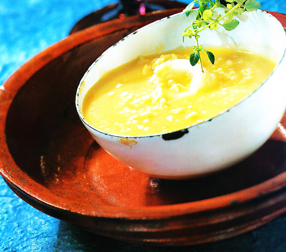 Sopa de bacalao con pasta maravilla