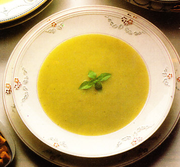Sopa de calabacines