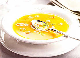 Sopa de cangrejos de río