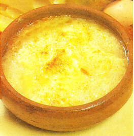 Sopa de cebolla gratinada