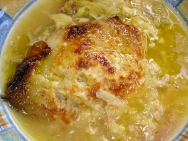 Sopa de col al horno