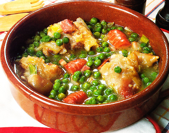 Sopa de guisantes a la holandesa