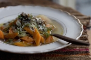 Sopa de hinojo y zanahoria
