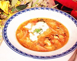 Sopa de pescado brasileña