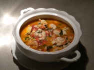 Sopa de pescado mediterránea