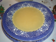 Sopa de sémola de arroz