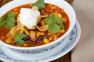 Sopa de taco mexicana