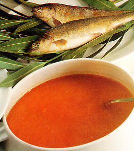 Sopa de truchas