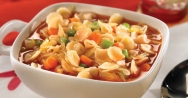 Sopa de verduras con pasta