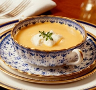 Sopa de zanahorias con boniato
