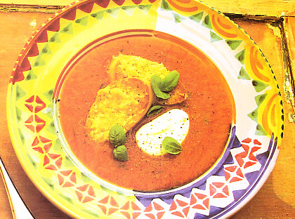 Sopa fresca de tomate