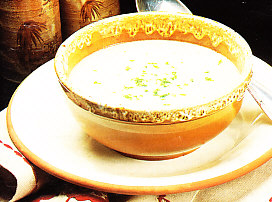 Sopa fría de espárragos