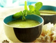 Sopa fría de melón y yogur